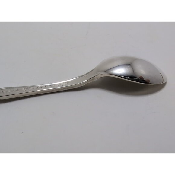 Vintage Noritake Silver Serenade Silverplate Demitasse Spoon 4 3/8" - Picture 9 of 13